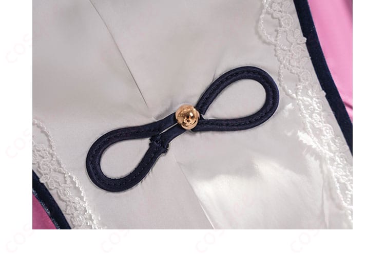 前立てのボタン装飾の詳細画像 | 星宮六喰 コスプレ衣装の前立てボタン装飾