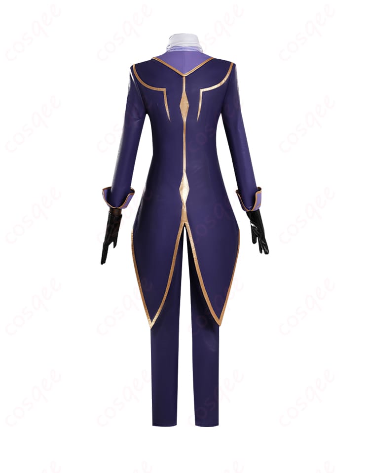 コスプレ衣装の背面装飾ディテール。ルルーシュの衣装の背面デザインに注目!