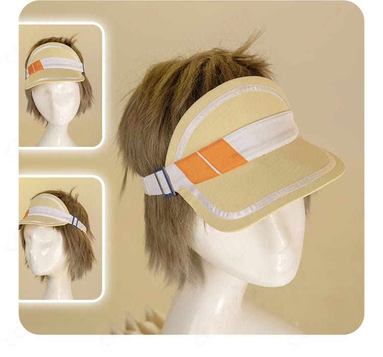 天祥院英智 コスプレ衣装 帽子の装飾。キャラクターの象徴的な帽子デザインを再現。