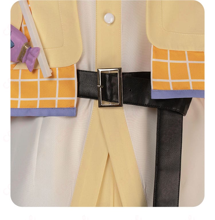 天祥院英智 ハッピーチャーム衣装 腰ベルトの装飾。精緻なディテールが美しい。