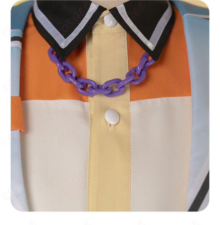 天祥院英智 コスプレ衣装 颈飾りの詳細。キャラクターの特徴を忠実に再現。