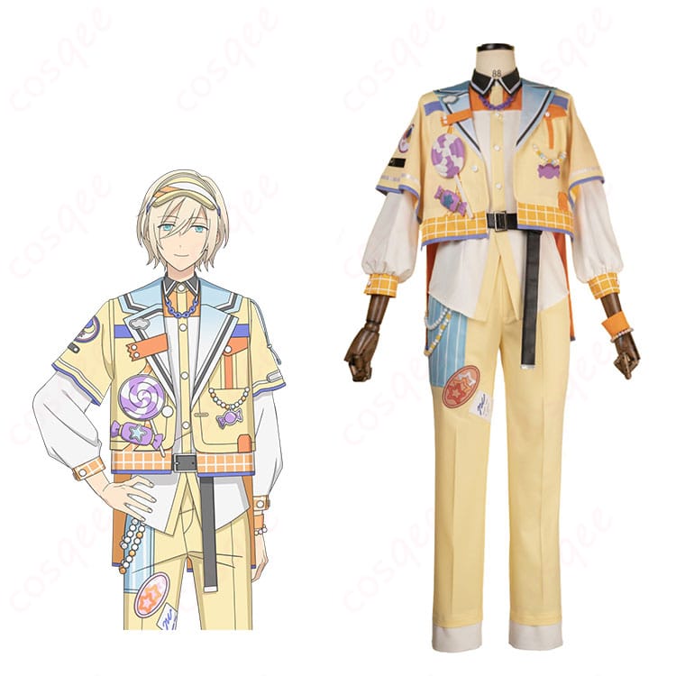 天祥院英智のコスプレ衣装とキャラクターの魅力的なコラボ。細部まで忠実に再現されたコスプレ衣装。