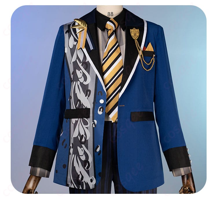 上衣部分の装飾細部。胸元のディテールが細かく作り込まれています。