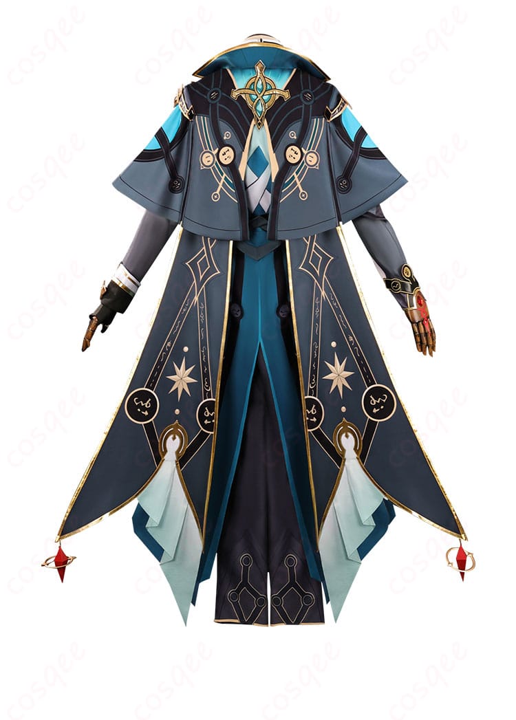 アナイクスのコスプレ衣装の背面画像。背面デザインにもこだわり、リアルに再現されたキャラクターの印象を伝える。