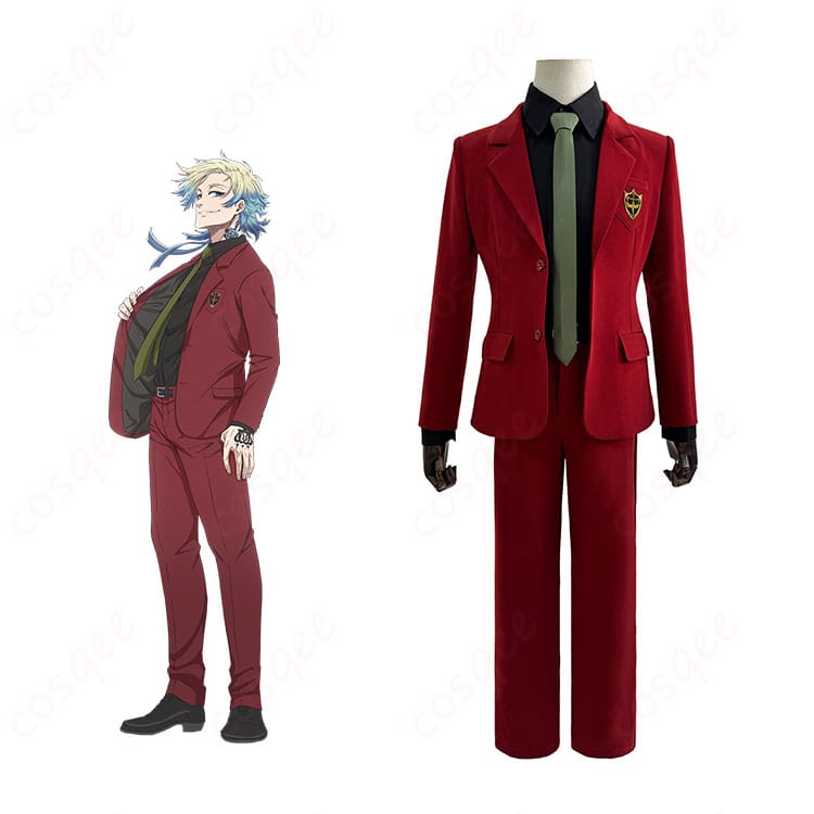 ミヒャエル・カイザーのコスプレ衣装、正面からの全貌を確認できます。