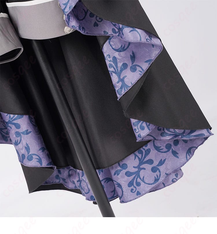 シエル・ファントムハイヴ コスプレ衣装 27巻 衣装全体の装飾ディテール。精緻な仕立てと美しいデザイン。