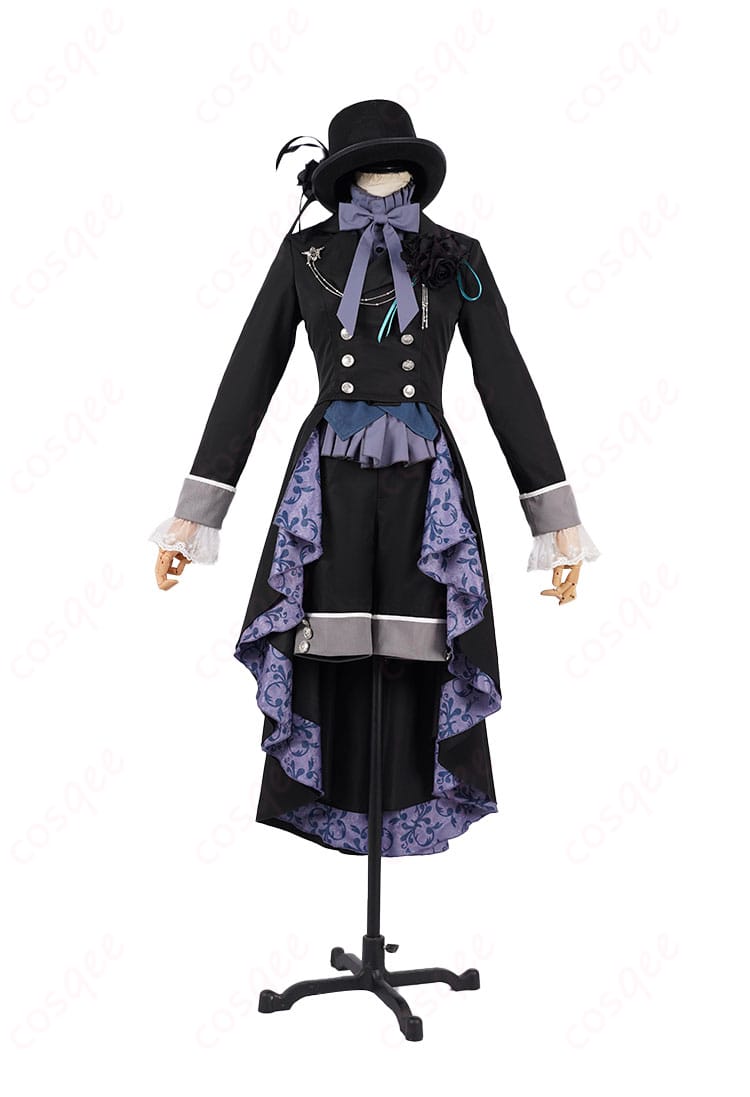 シエル・ファントムハイヴ コスプレ衣装 27巻衣装 正面の詳細画像。美しい仕立てと高精度の再現。