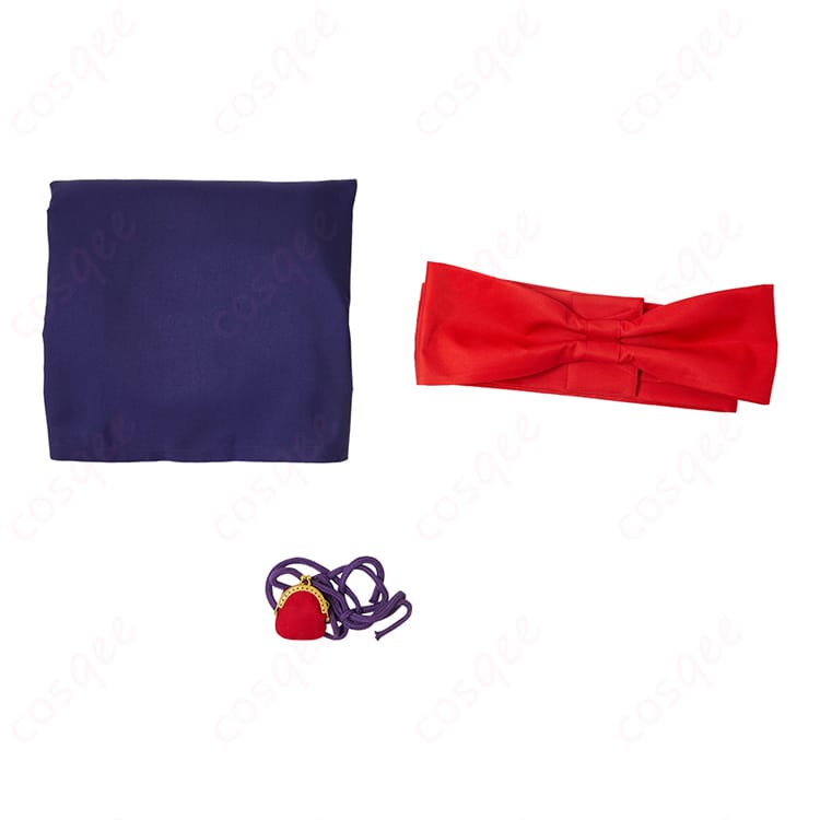 浴衣コスプレ衣装のセット内容を展示