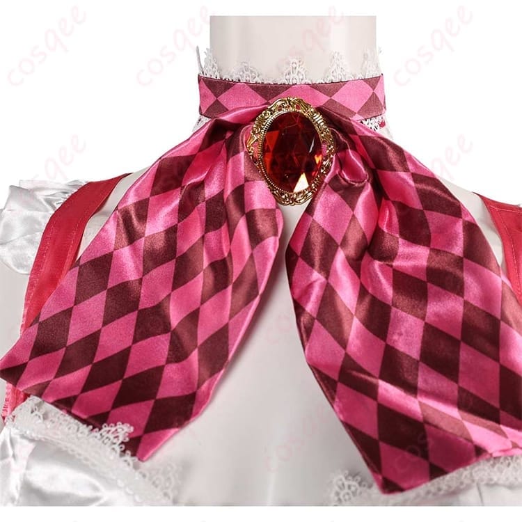 鉄拳のリリになりきるお嬢様コーデ 衣装セット｜白が映える美シルエット - 5枚目の画像