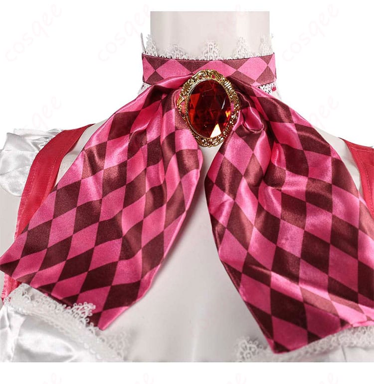 颈饰装饰细节图 | リリの特徴的な首飾りのディテール。コスプレの完璧な仕上げ。