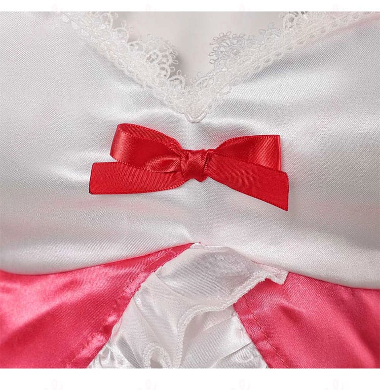 蝴蝶结装饰细节图 | リリ コスプレ衣装にアクセントを加える美しい蝶結びの詳細。