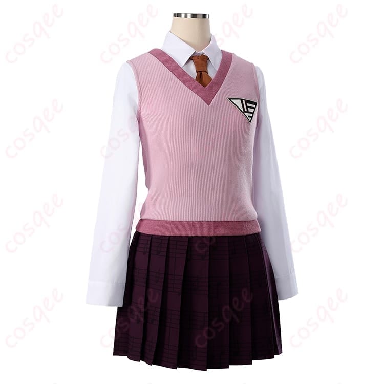 ダンガンロンパV3 赤松楓 コスプレ衣装 学園ガールの清楚感を端正に再現｜XS–XL - 2枚目の画像