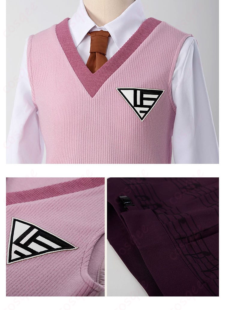 赤松楓 コスプレ衣装の装飾ディテール。刺繍や縫製の美しさに注目！