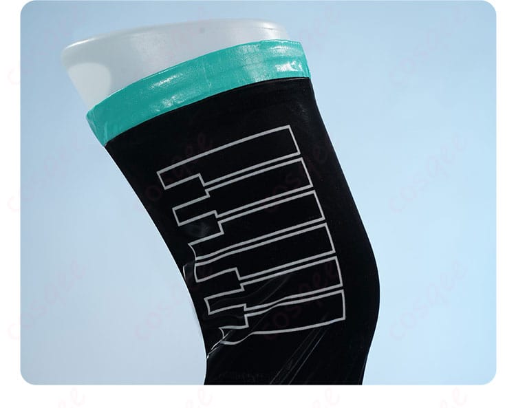 初音ミク コスプレ衣装の靴装飾ディテール - 忠実な再現の靴のディテール