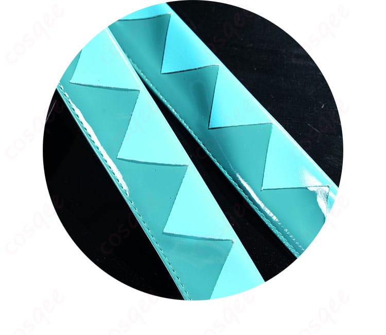 初音ミク コスプレ衣装の腰飾りディテール - 高品質な素材を使用したディテール