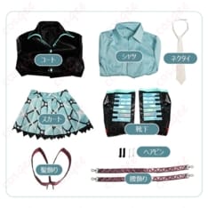 初音ミク if Ver. コスプレ衣装 黒が映える端正シルエットで写真映え - 6枚目の画像（サムネイル）