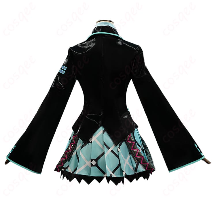 商品背面図 - 初音ミクコスプレ衣装の背面。衣装の背中部分のディテールをチェック!