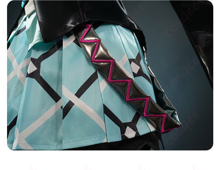 ウエストアクセサリーの詳細 - 初音ミクコスプレ衣装の腰飾り。魅力的なアクセントでキャラクター感満載。