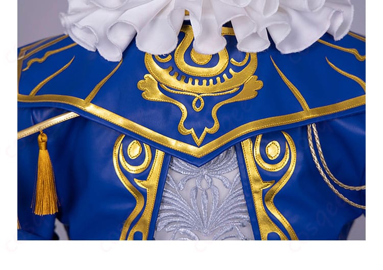 衣装の背面ディテール。高精度で忠実に再現された背中のデザイン。