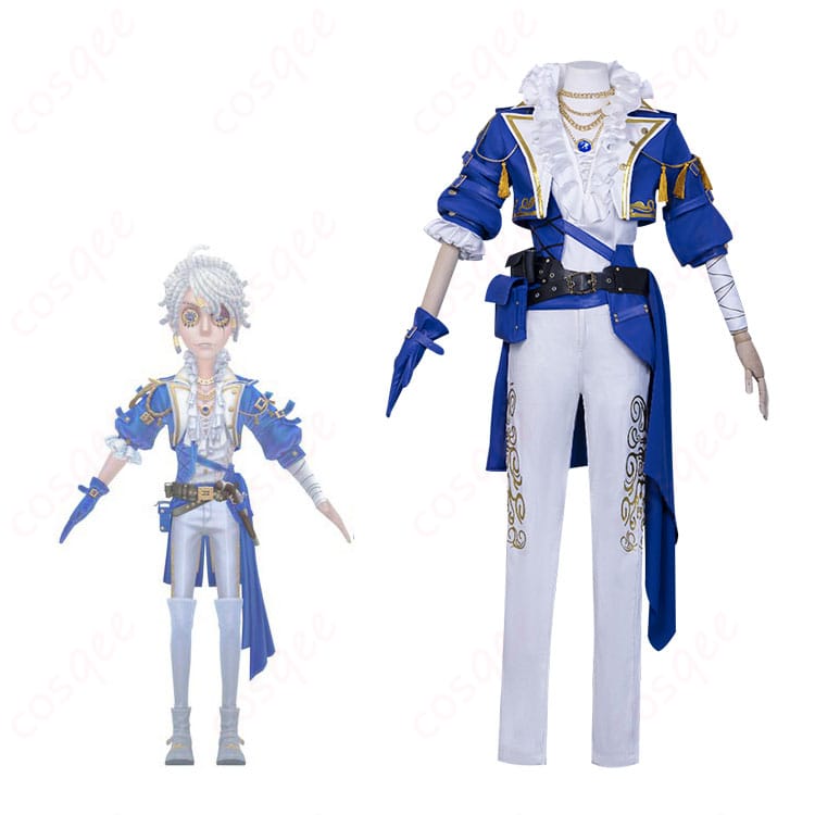 アイデンティティVの囚人(ルカ・バルサー)コスプレ衣装とキャラクターの再現シーン。高精度なデザインで、あなたも囚人に変身!