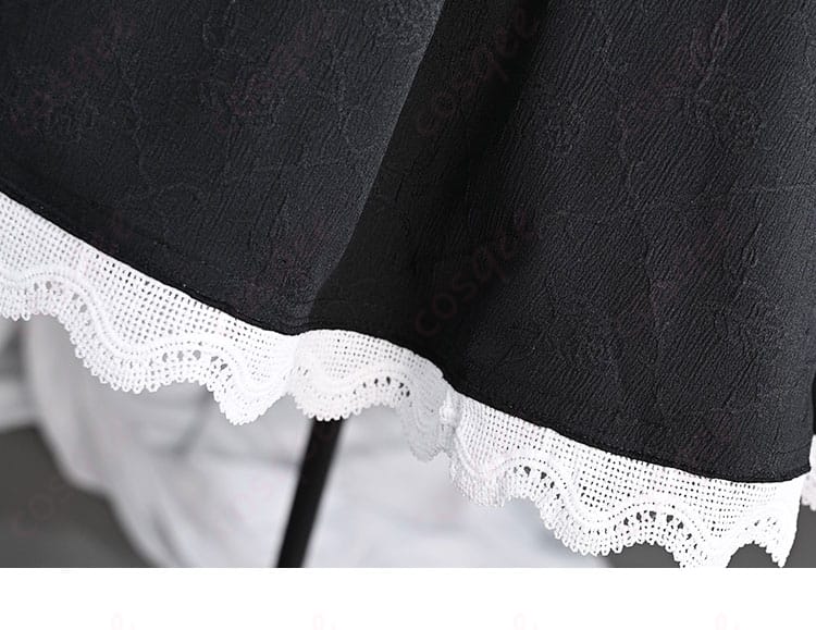 プロジェクトセカイ 東雲絵名 コスプレ衣装 スカートのレース模様装飾細部 優雅なデザイン