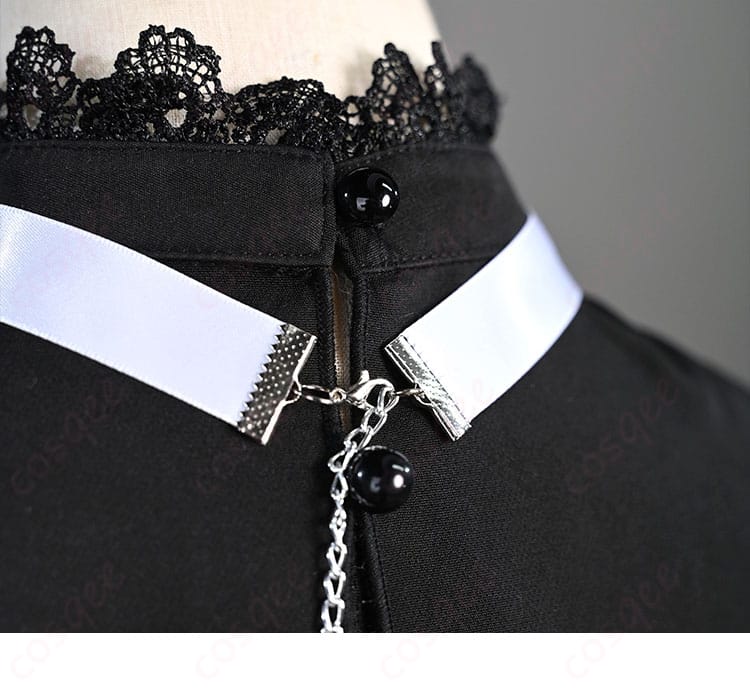 プロジェクトセカイ 東雲絵名 コスプレ衣装 背面のボタンディテール 商品の高再現度