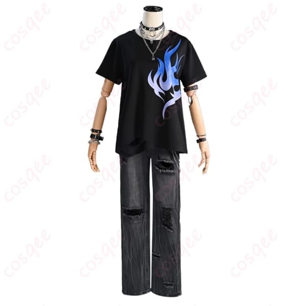 プロセカ 東雲彰人 フューエルVer コスプレ 衣装一式で即キマるストリートロック