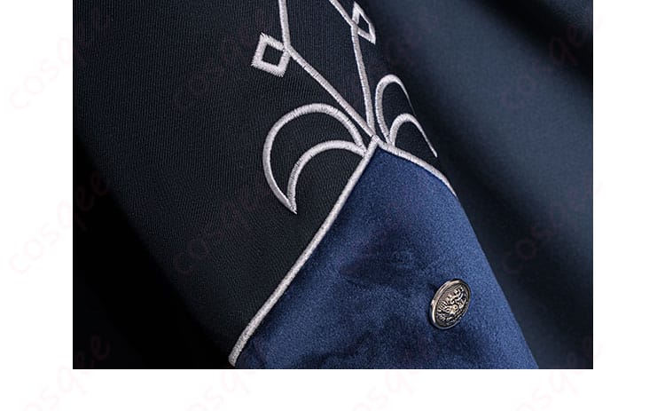 ホセ・バーデン コスプレ衣装の左袖部分の装飾。細かい装飾が施され、デザインにこだわりがあります。