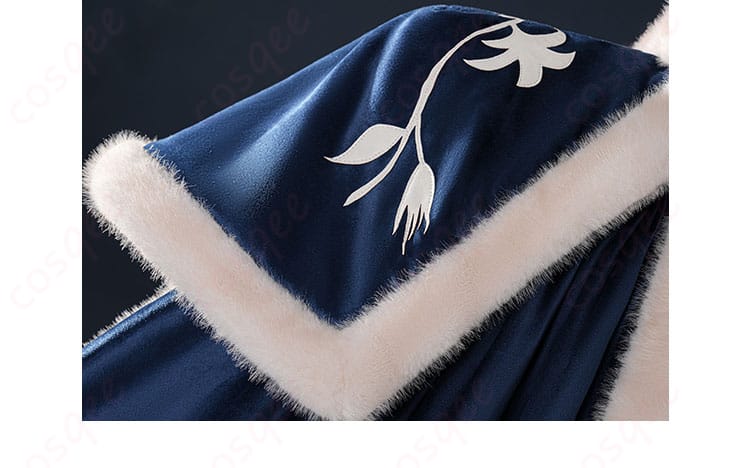 ホセ・バーデン コスプレ衣装の衣服の襟部分の装飾。特別な刺繍と高い品質が見て取れるデザインです。