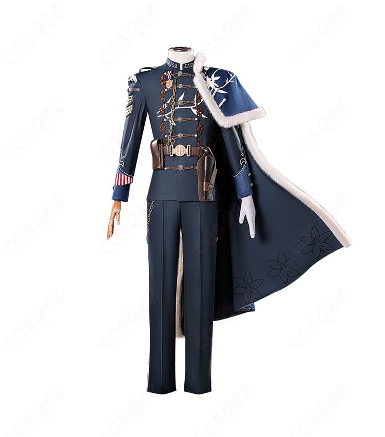 アイデンティティV ホセ・バーデン コスプレ衣装の正面から見た写真。詳細な装飾とデザインが際立っています。