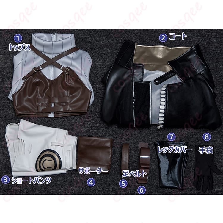 無期迷途 PTN ジェインのクールさを纏うコスプレ衣装 動きやすく写真映えする仕上がり - 5枚目の画像