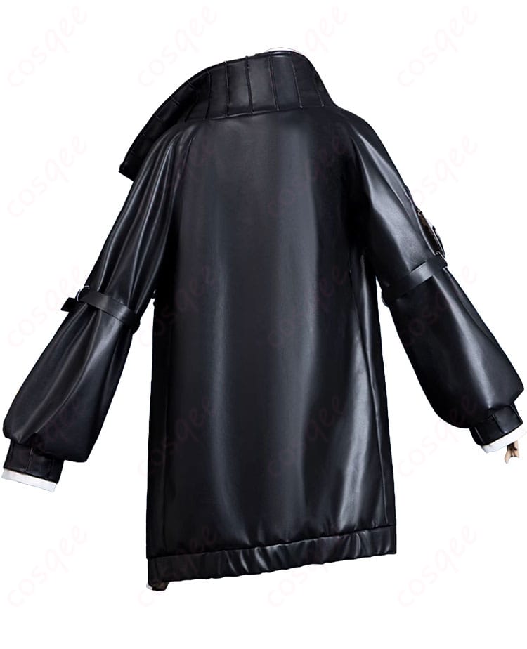 ジェインコスプレ衣装の背面、衣服の背面デザインとシルエットがわかる画像。