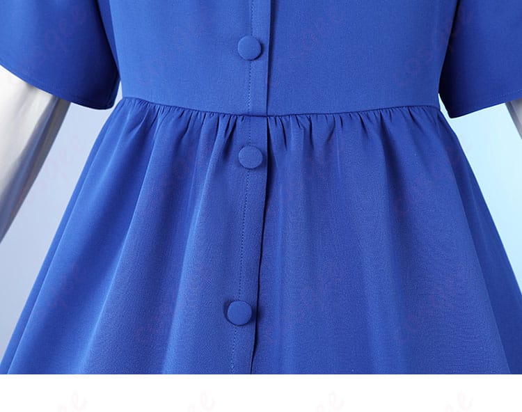 カードキャプターさくら 木之本桜 コスプレ衣装 衣装のボタン装飾ディテール