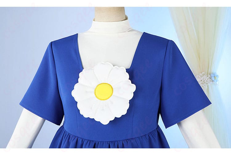 カードキャプターさくら 木之本桜 コスプレ衣装 上衣胸飾りのディテール