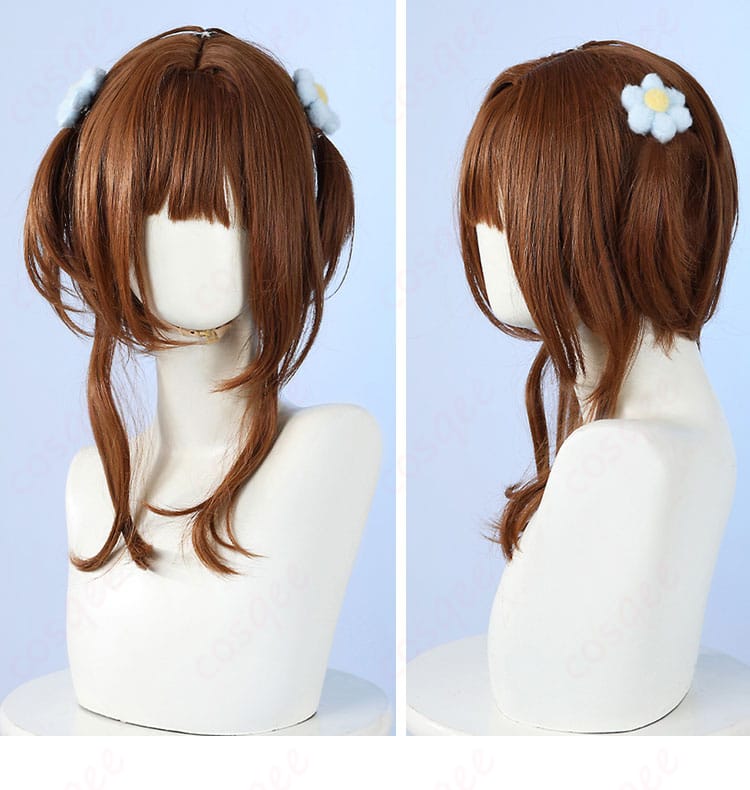 カードキャプターさくら 木之本桜 コスプレ衣装 髪飾りのディテール