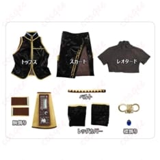 VOCALOID 巡音ルカ コスプレ衣装 艶感とステージ映えを両立した女性らしい一着 - 6枚目の画像（サムネイル）