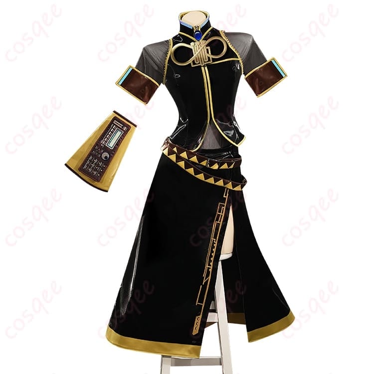 VOCALOID 巡音ルカ コスプレ衣装 艶感とステージ映えを両立した女性らしい一着 - 1枚目の画像