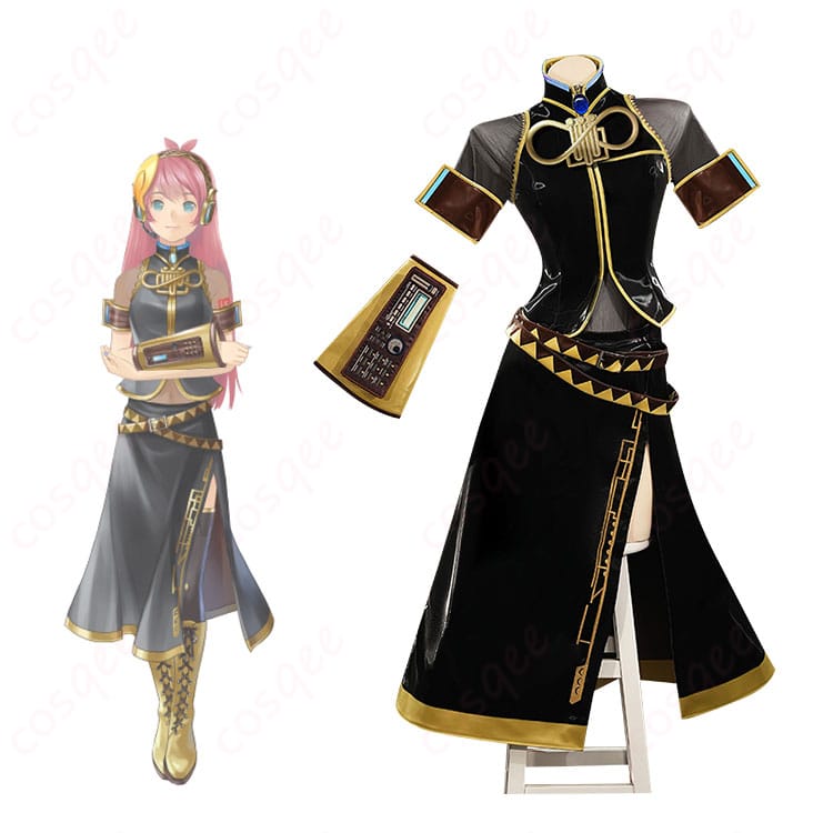 巡音ルカ コスプレ衣装とVOCALOIDキャラクターのデザインの組み合わせ。キャラクターの忠実再現、コスプレファンに最適。