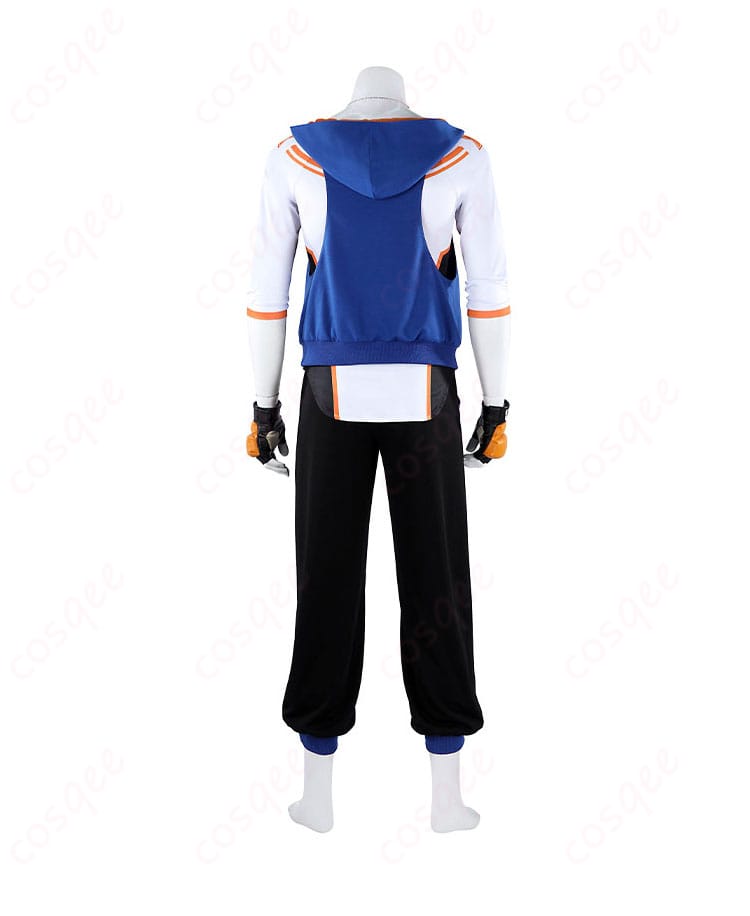 ストリートファイター6 ルーク コスプレ衣装 背面ビュー。バックスタイルのデザイン。