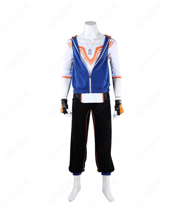 ストリートファイター6 ルーク コスプレ衣装 正面ビュー。高再現度のデザイン。