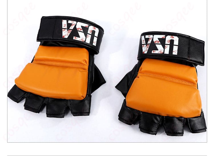 ルーク コスプレ衣装 拳套のサイドディテール。キャラクターの武装を忠実に再現。