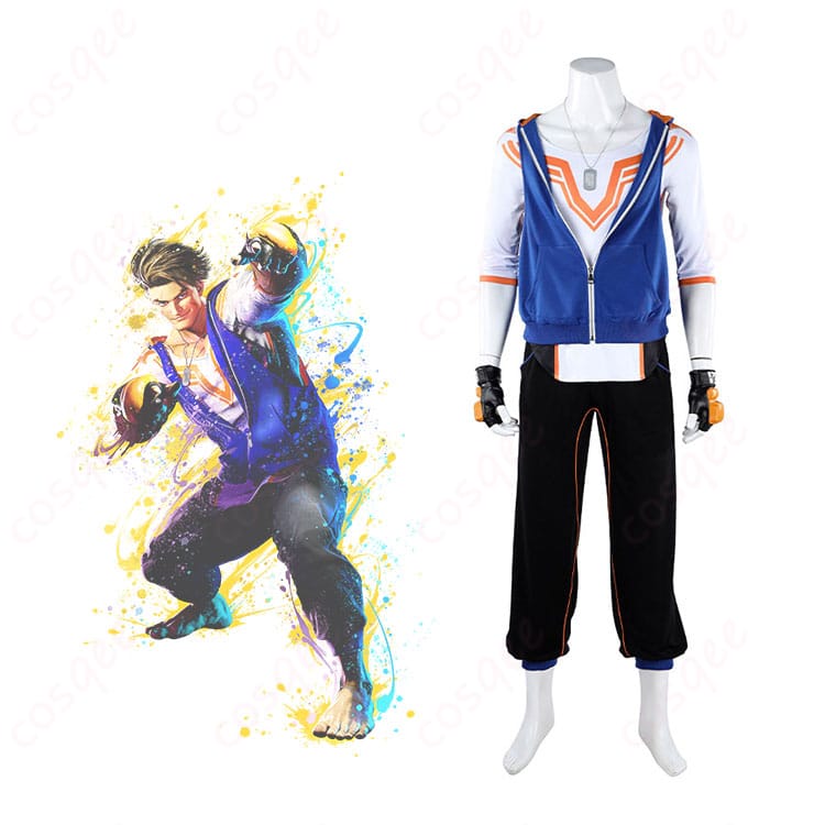ストリートファイター6 ルーク コスプレ衣装とキャラクターの組み合わせイメージ。