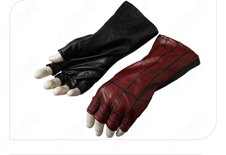 スパイダーマン コスプレ衣装 手袋のディテール、スパイダーマンのコスプレに欠かせないアイテム