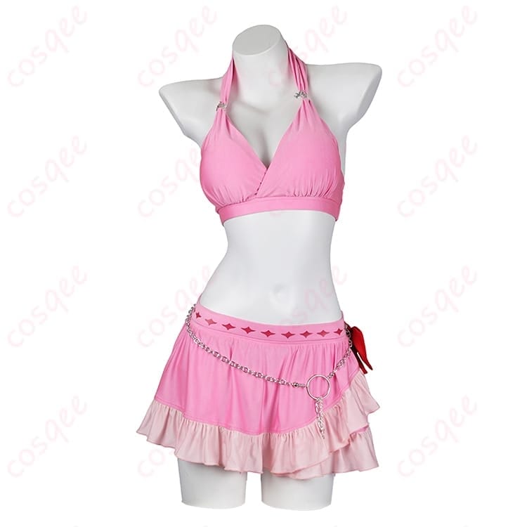 FF7リバースのエアリスを華やかに表現するピンキーマーメイド水着｜写真映えと着やすさを両立 - 1枚目の画像