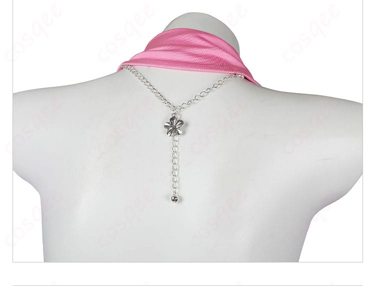 エアリス・ゲインズブール ピンキーマーメイド水着 コスプレ衣装 背面の装飾ディテール。ファン必見の再現度。