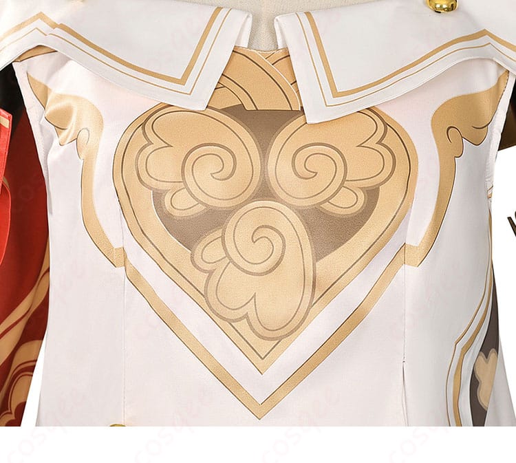 トリビー コスプレ衣装衣襟図案 - 衣襟の細かい刺繍やデザインが、ゲームに忠実な再現を可能に。