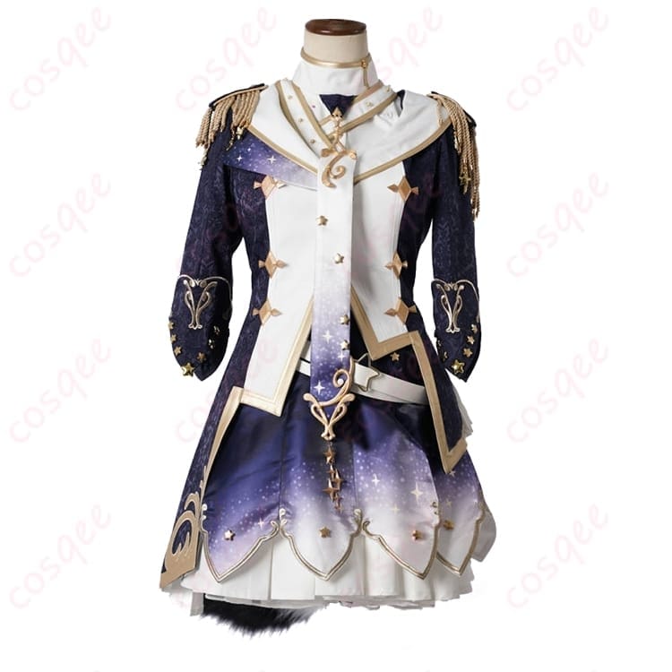 ホロライブ 白上フブキ KING衣装 コスプレ｜白黒ゴージャスで写真映え、着やすくイベント向き - 4枚目の画像