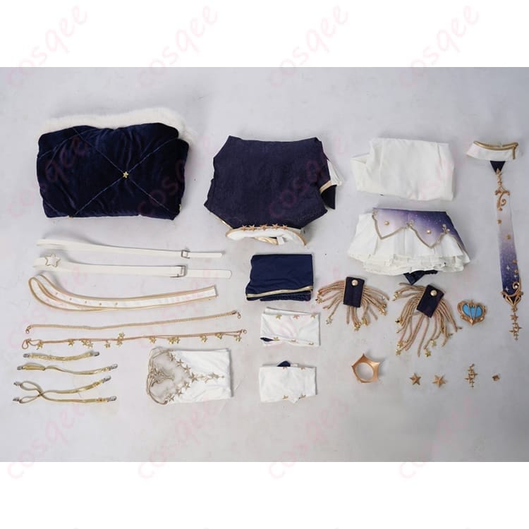 ホロライブ 白上フブキ KING衣装 コスプレ｜白黒ゴージャスで写真映え、着やすくイベント向き - 8枚目の画像