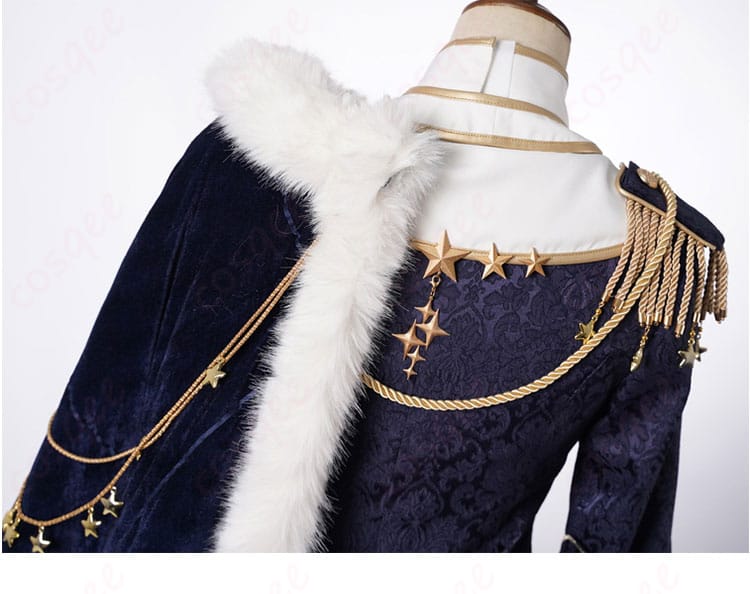 白上フブキキング衣装の背面飾り、精巧で美しいデザインの背面装飾