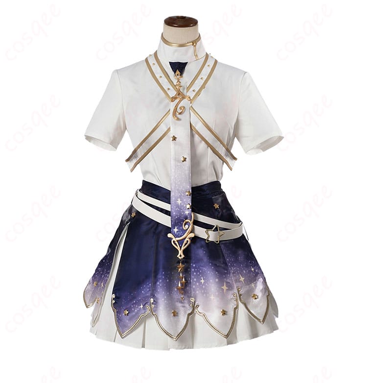 白上フブキキング衣装の内側短袖シャツ、衣装のスタイルに完璧に調和